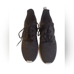 Black and White Adidas Knit Sneakers